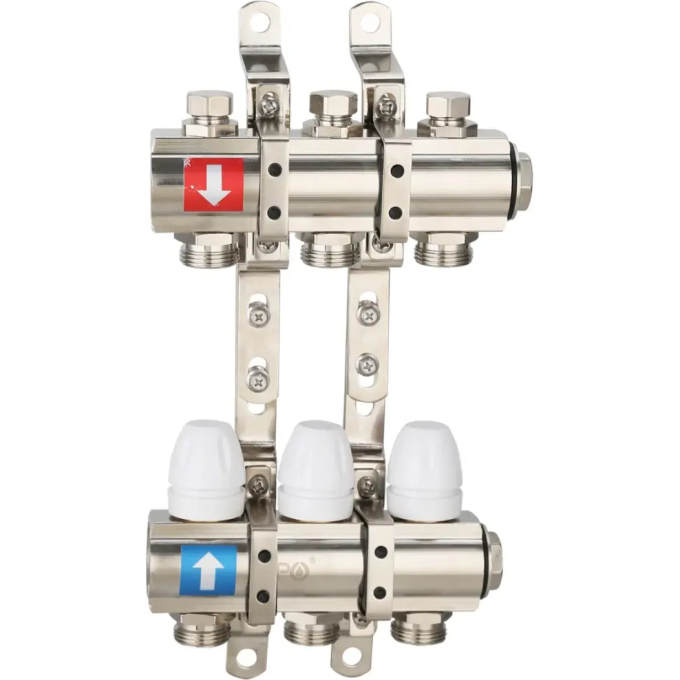 Коллектор регулируемый с расходомерами GAPPO G423,3 3-вых. X1